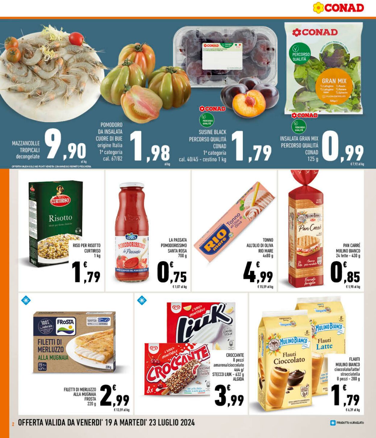 Volantino Conad 19.07.2024 - 23.07.2024