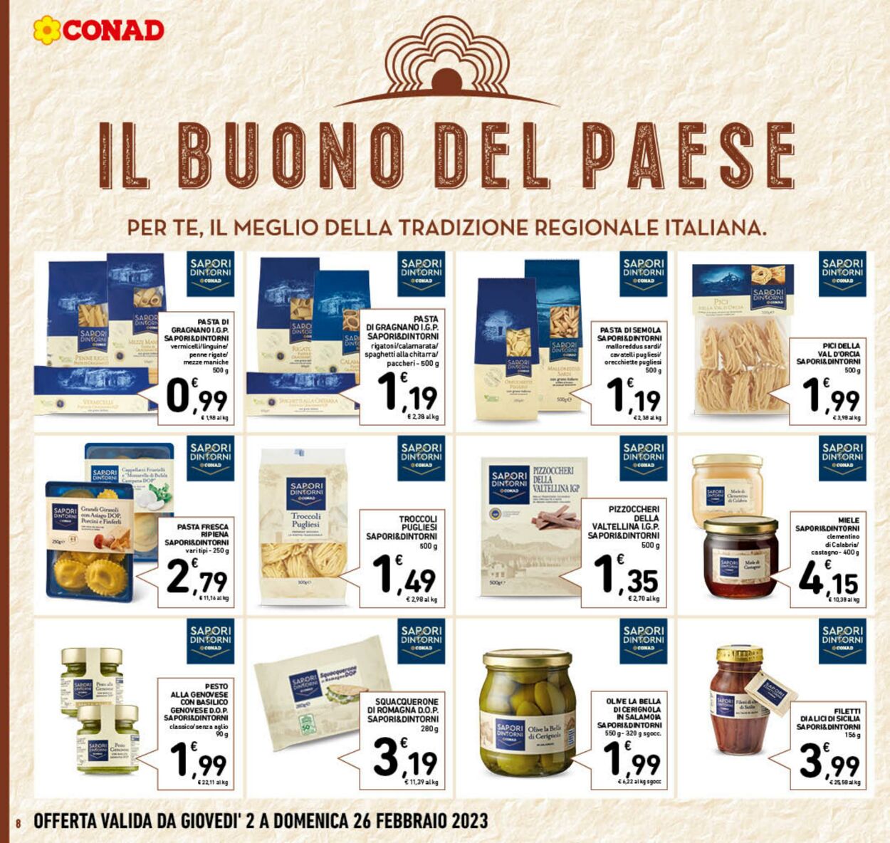 Volantino Conad 02.01.2023 - 11.02.2023