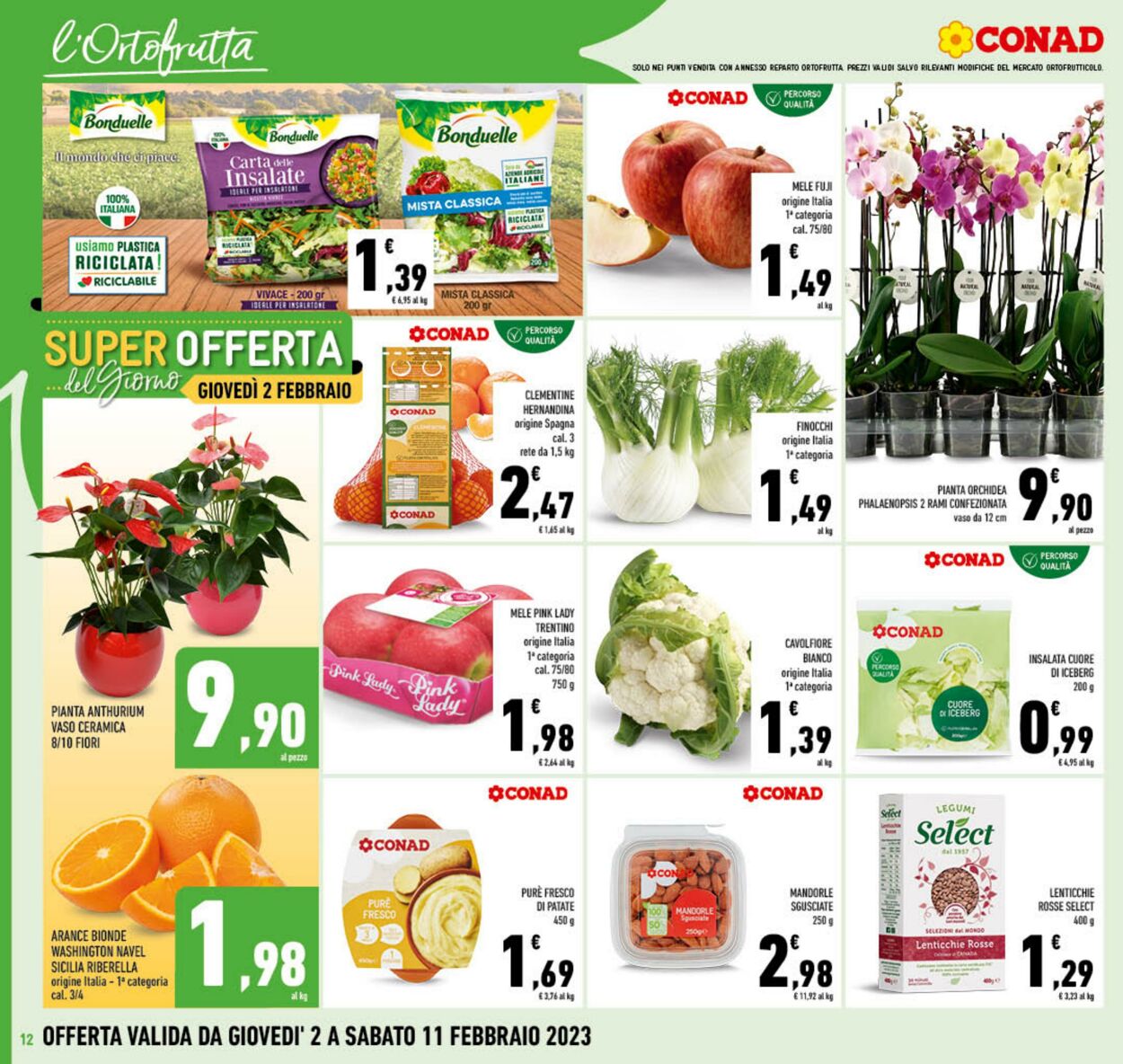 Volantino Conad 02.01.2023 - 11.02.2023