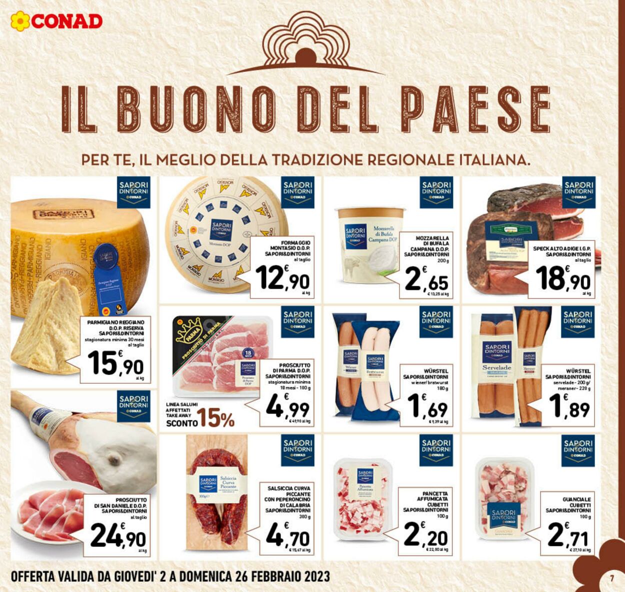 Volantino Conad 02.01.2023 - 11.02.2023