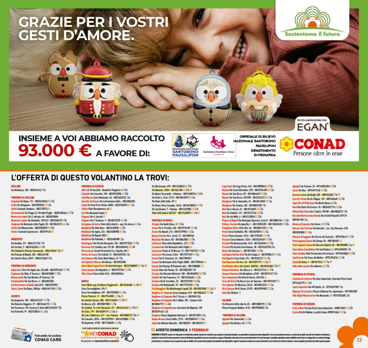 Volantino Conad 02.01.2023 - 11.02.2023