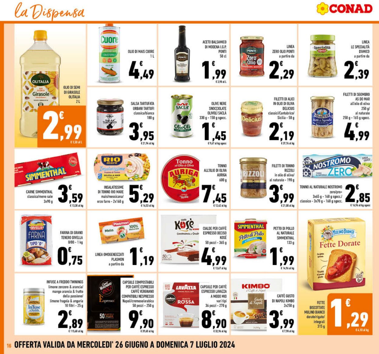 Volantino Conad 26.06.2024 - 07.07.2024