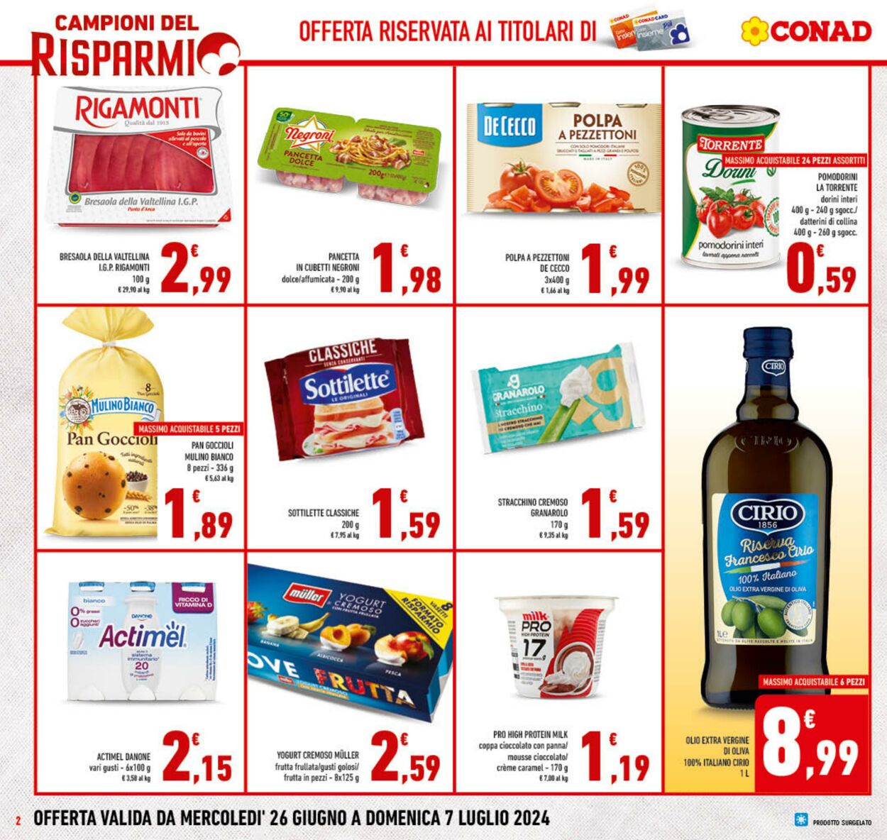 Volantino Conad 26.06.2024 - 07.07.2024