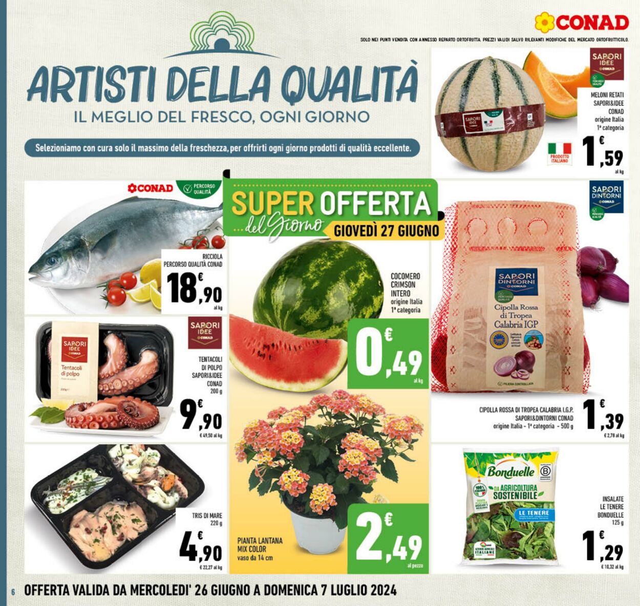 Volantino Conad 26.06.2024 - 07.07.2024