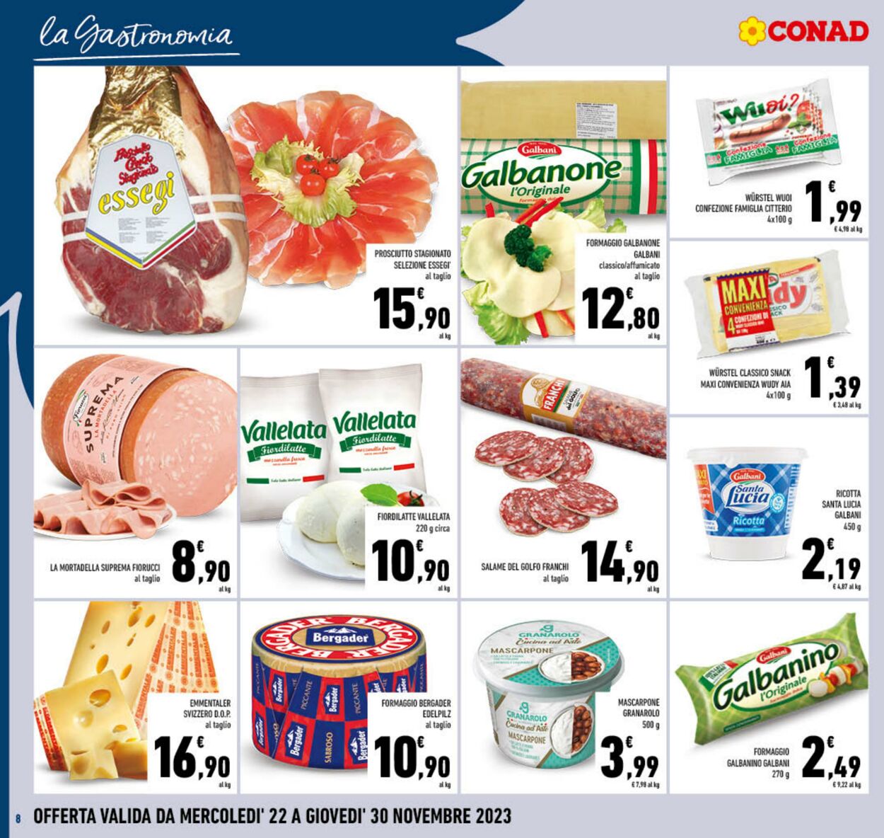 Volantino Conad 22.11.2023 - 30.11.2023