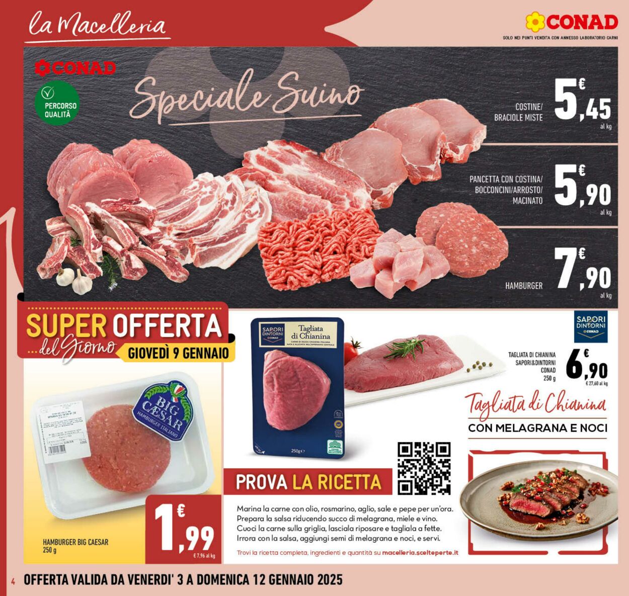 Volantino Conad 03.01.2025 - 12.01.2025