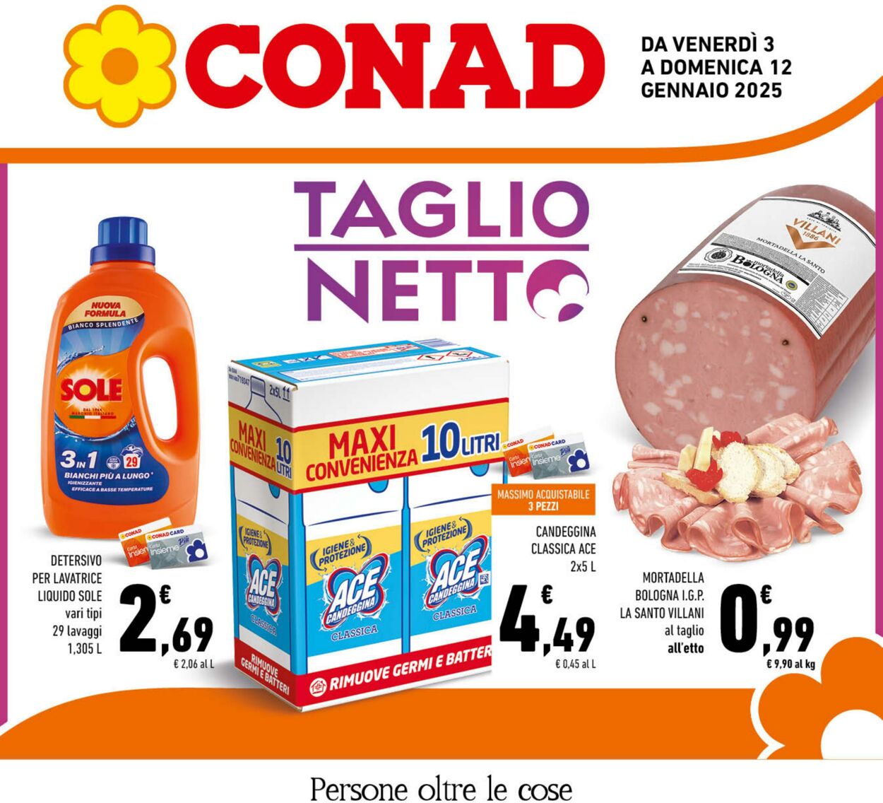 Volantino Conad 03.01.2025 - 12.01.2025