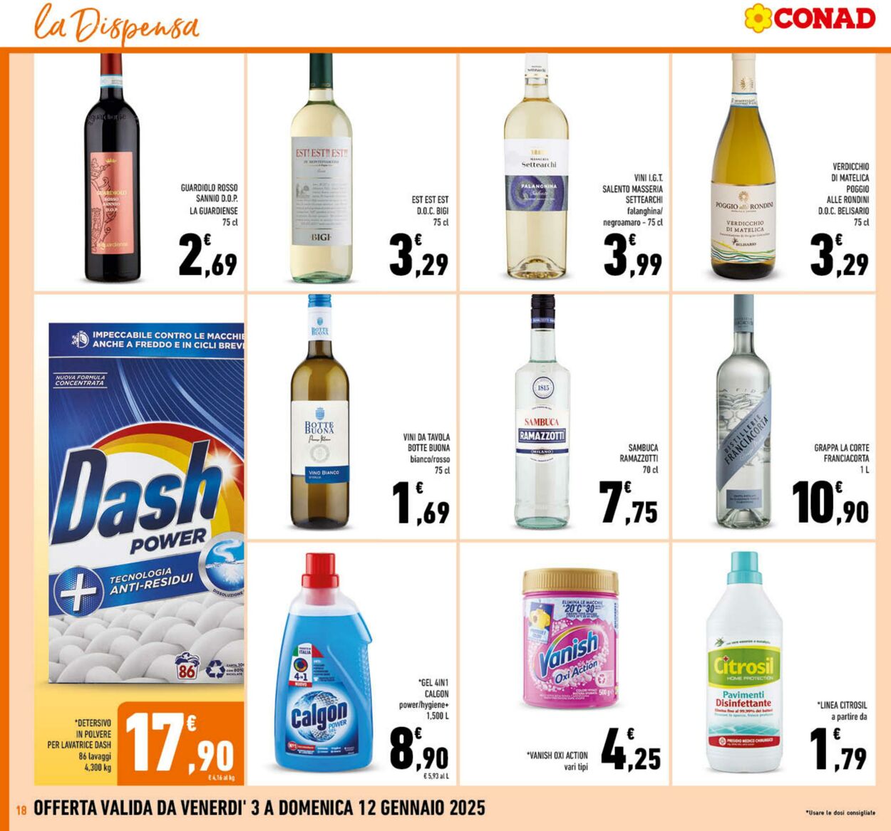 Volantino Conad 03.01.2025 - 12.01.2025