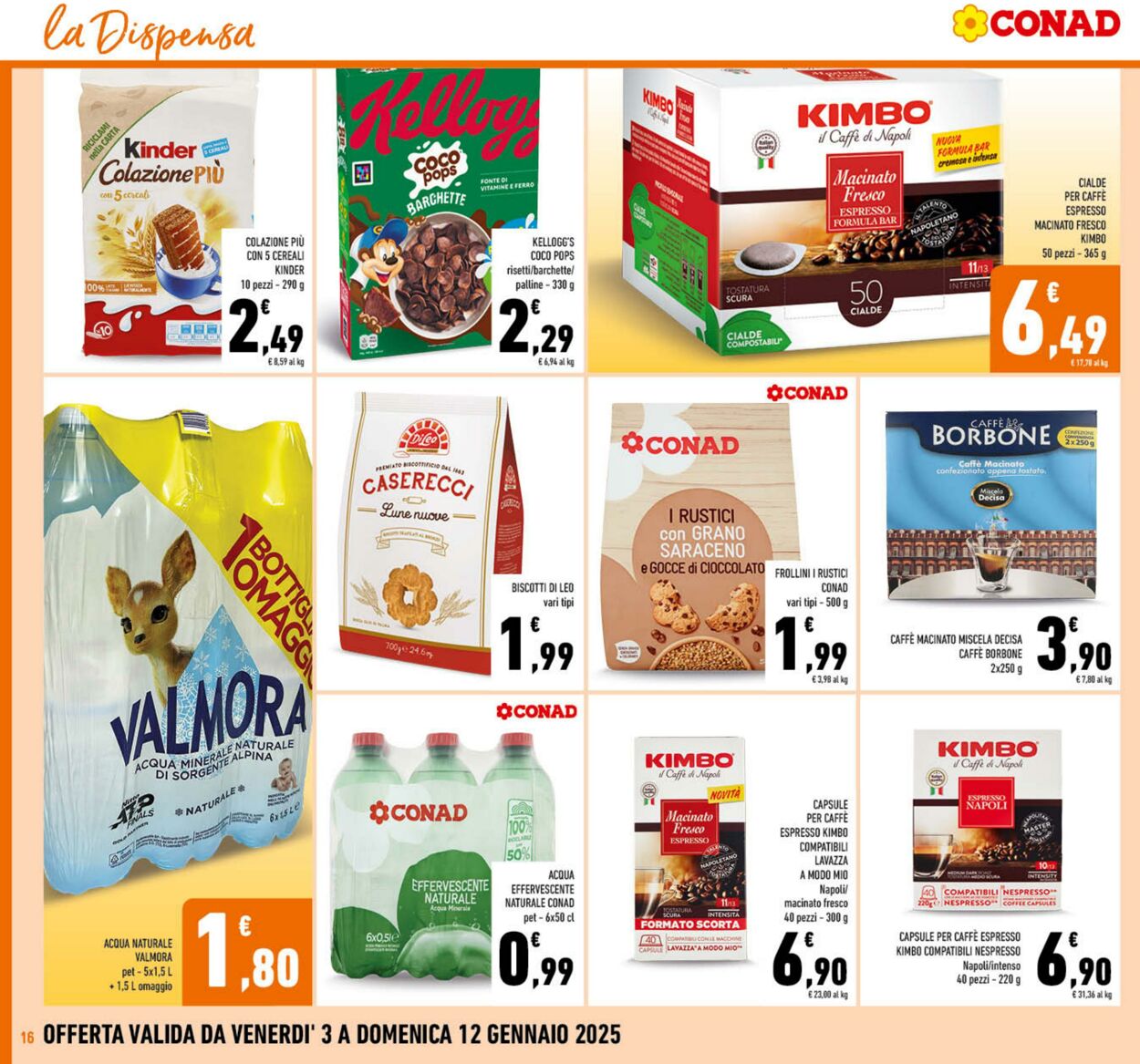 Volantino Conad 03.01.2025 - 12.01.2025