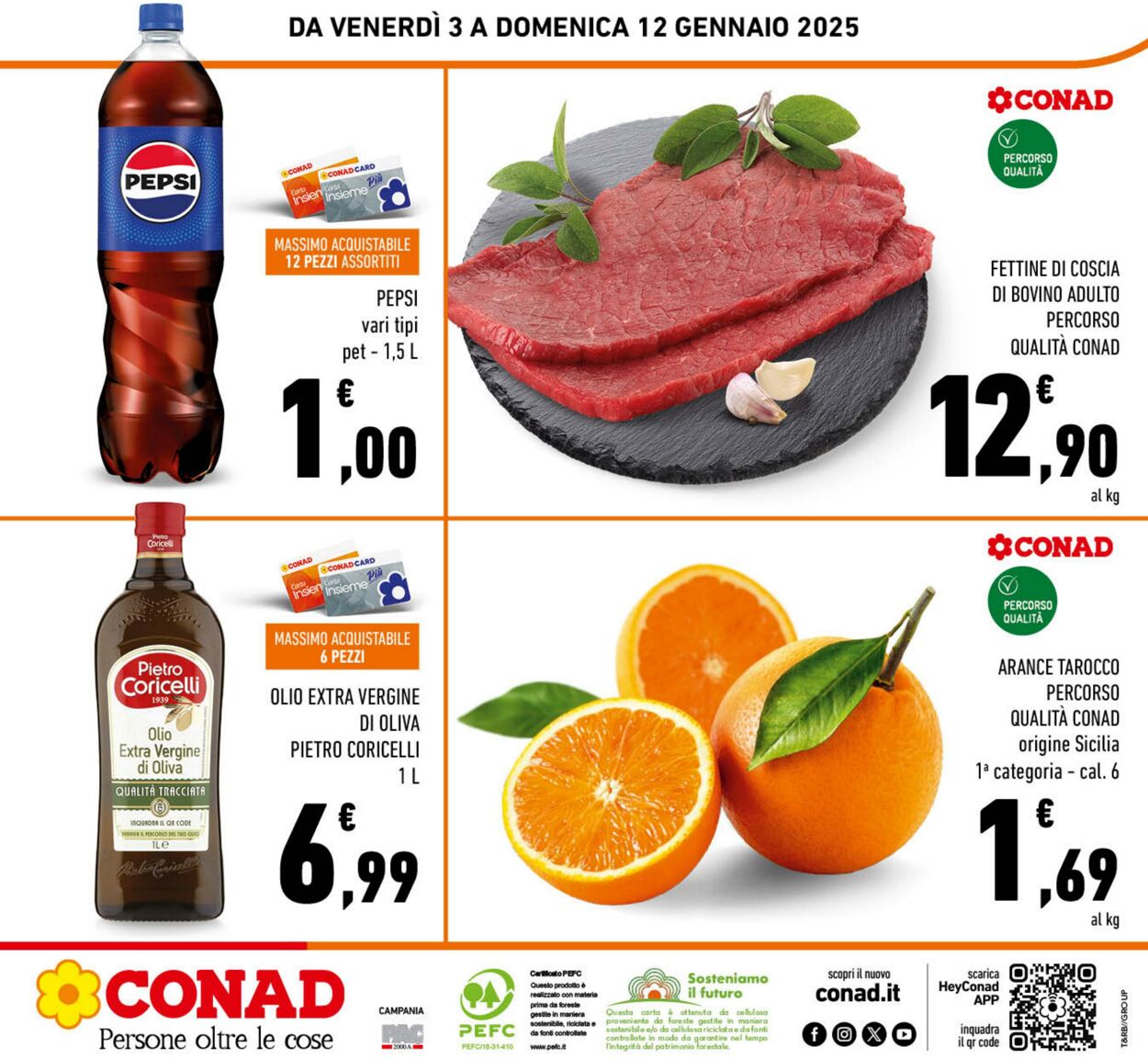 Volantino Conad 03.01.2025 - 12.01.2025