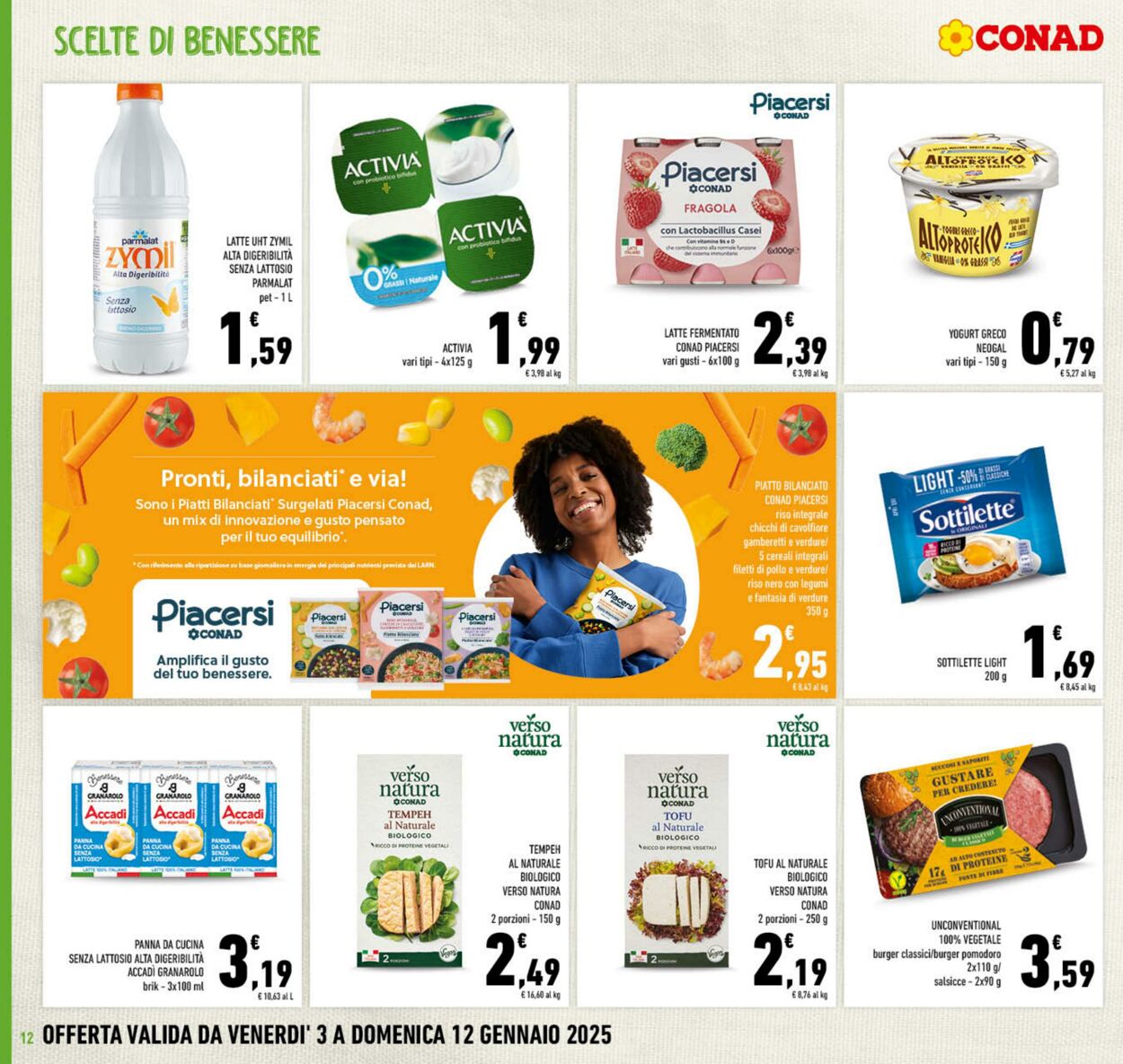 Volantino Conad 03.01.2025 - 12.01.2025