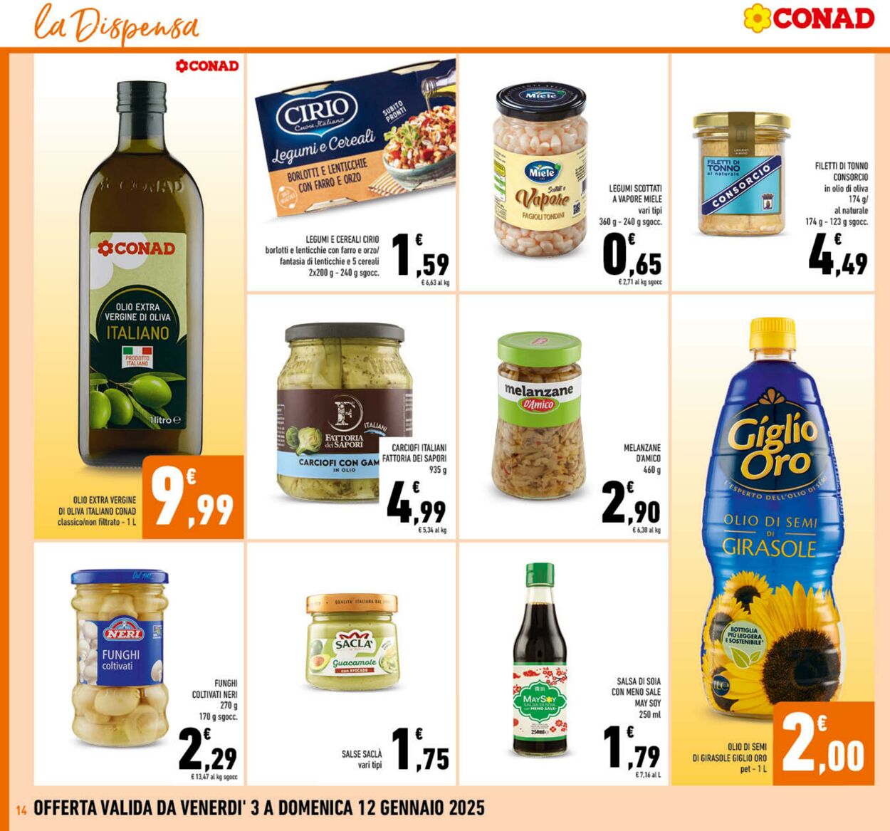 Volantino Conad 03.01.2025 - 12.01.2025