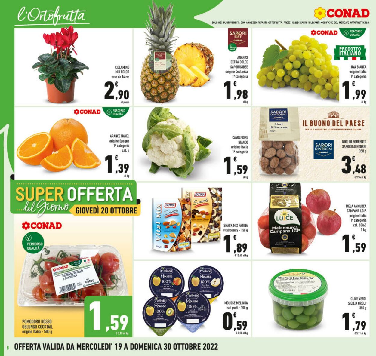 Volantino Conad 19.10.2022 - 30.10.2022