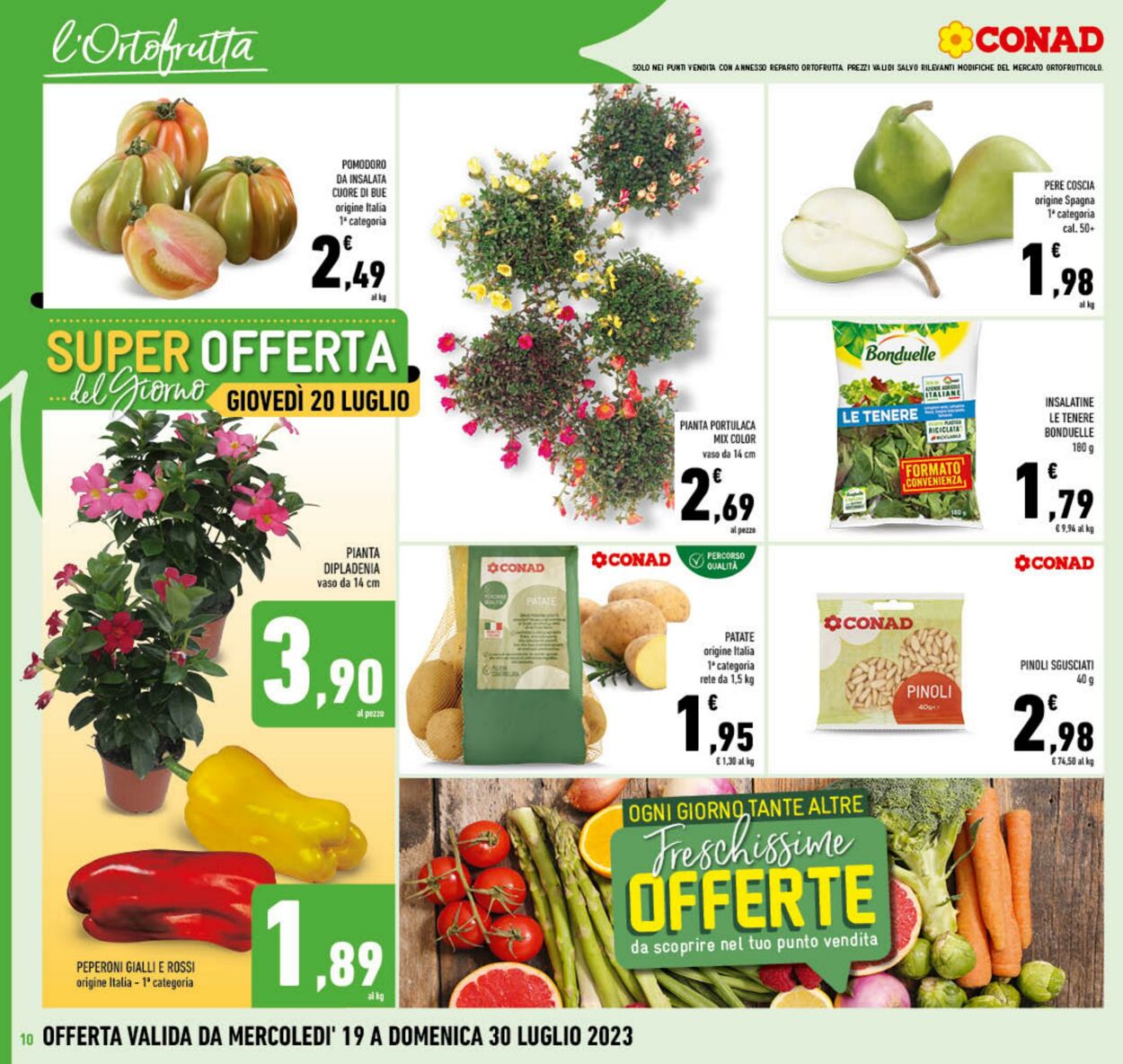 Volantino Conad 19.07.2023 - 30.07.2023