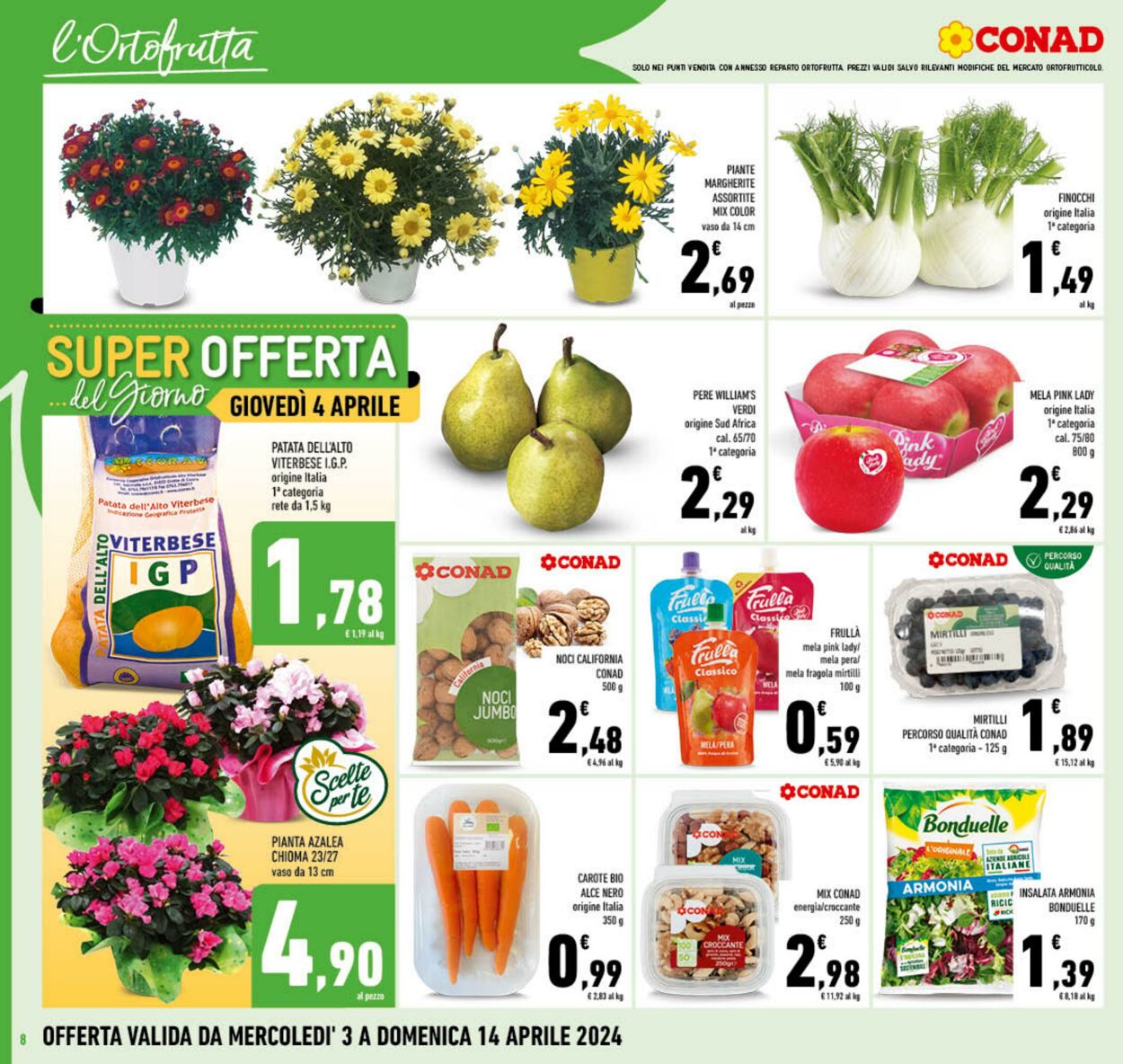 Volantino Conad 03.04.2024 - 14.04.2024