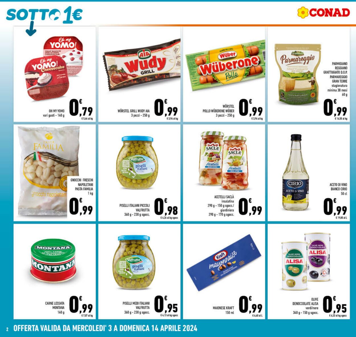 Volantino Conad 03.04.2024 - 14.04.2024