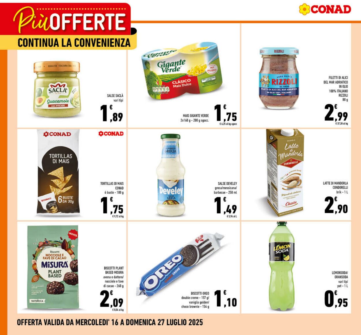 Volantino Conad 25.07.2025 - 25.07.2025
