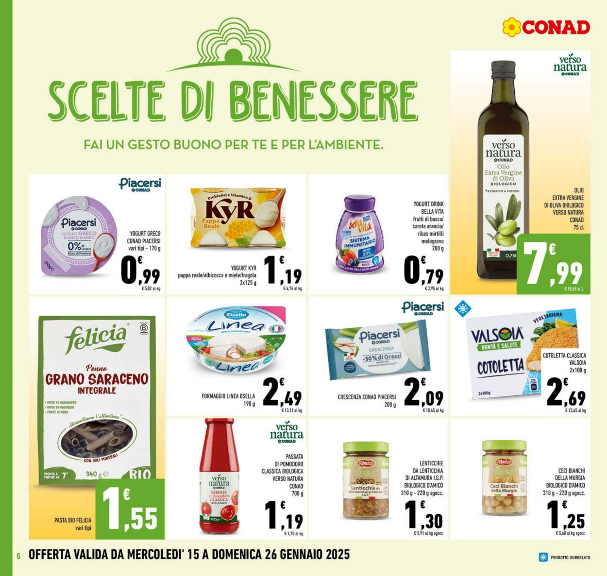 Volantino Conad 15.01.2025 - 26.01.2025