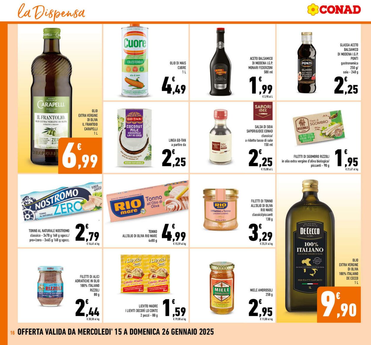 Volantino Conad 15.01.2025 - 26.01.2025