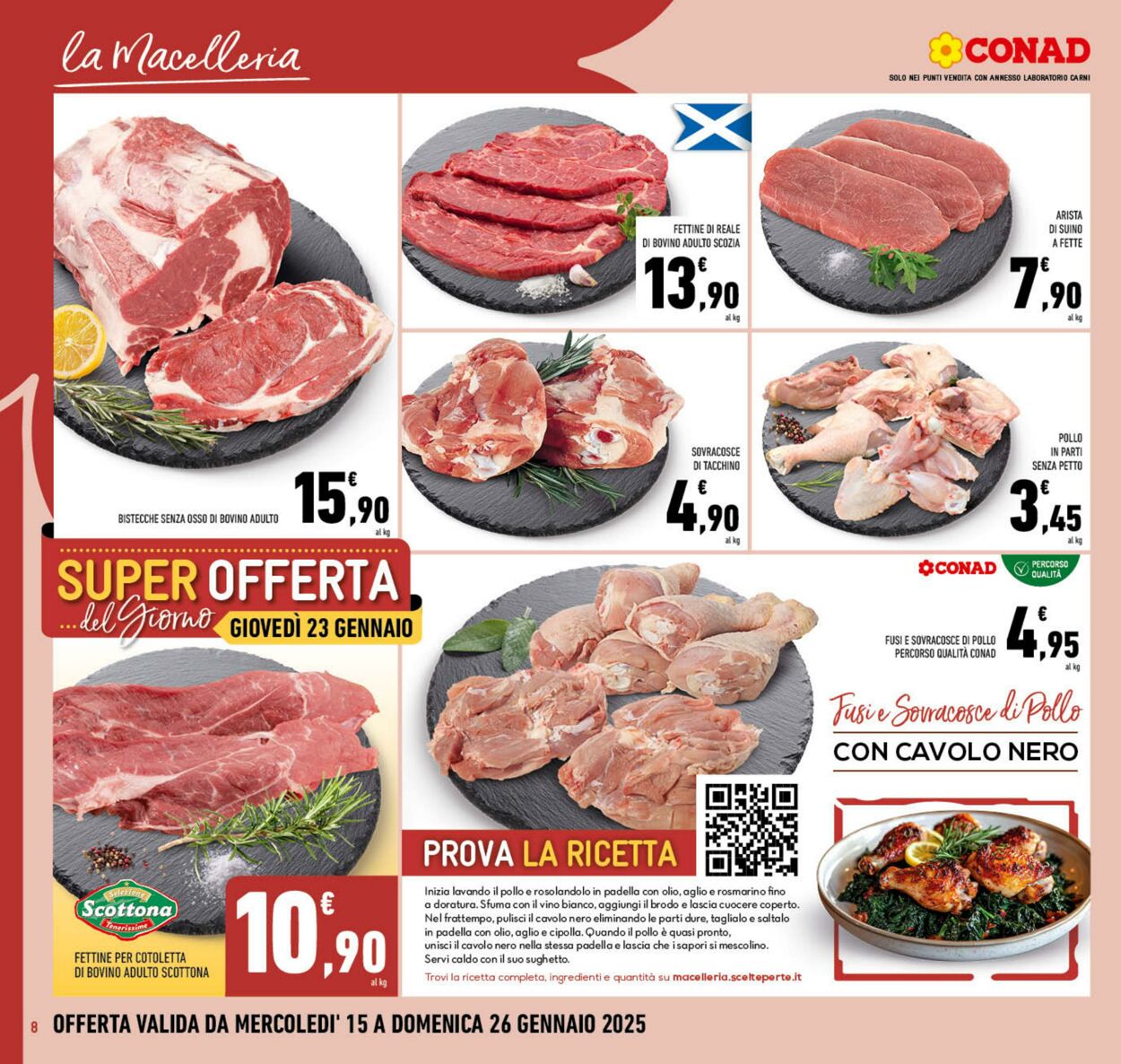 Volantino Conad 15.01.2025 - 26.01.2025