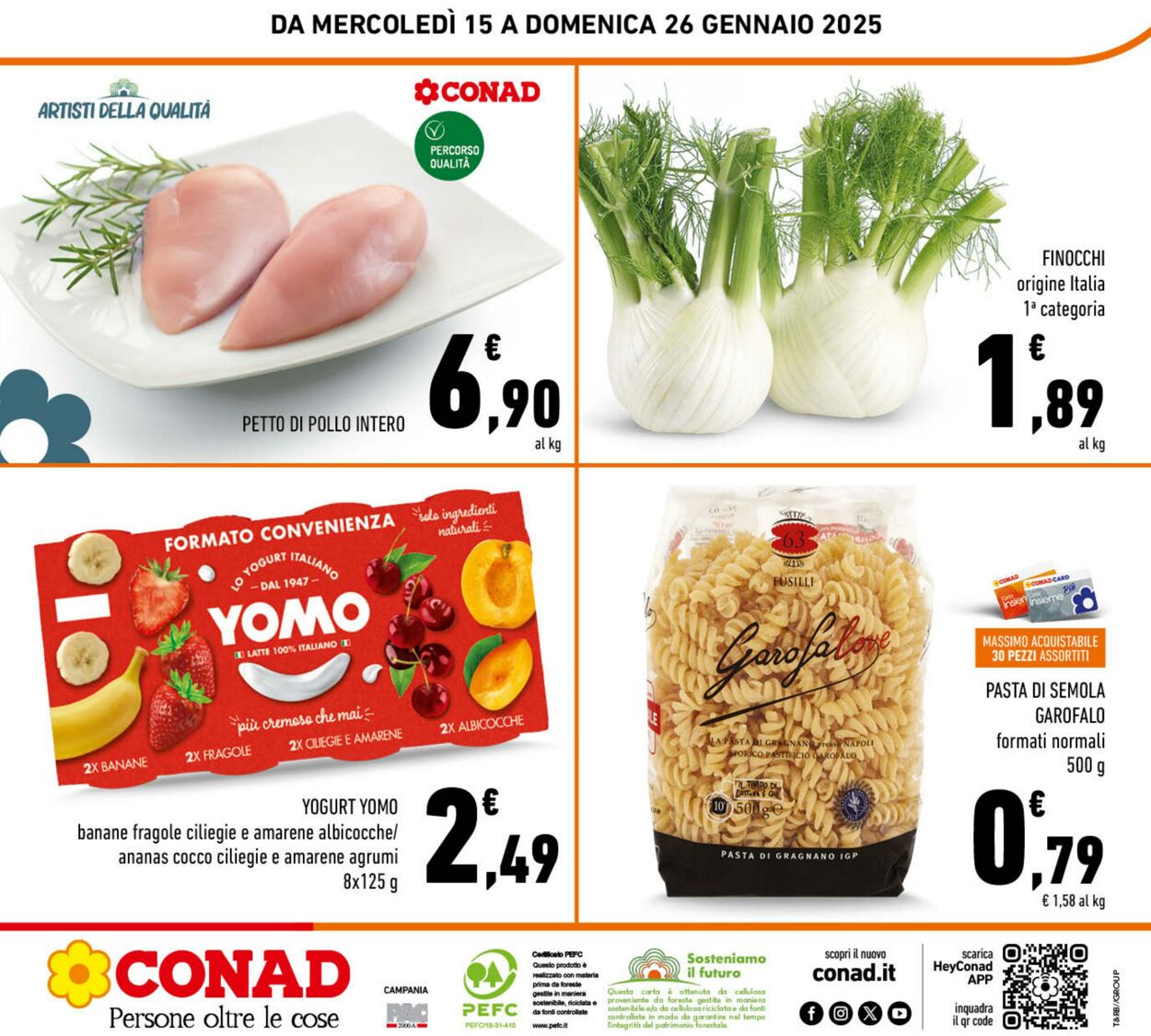 Volantino Conad 15.01.2025 - 26.01.2025