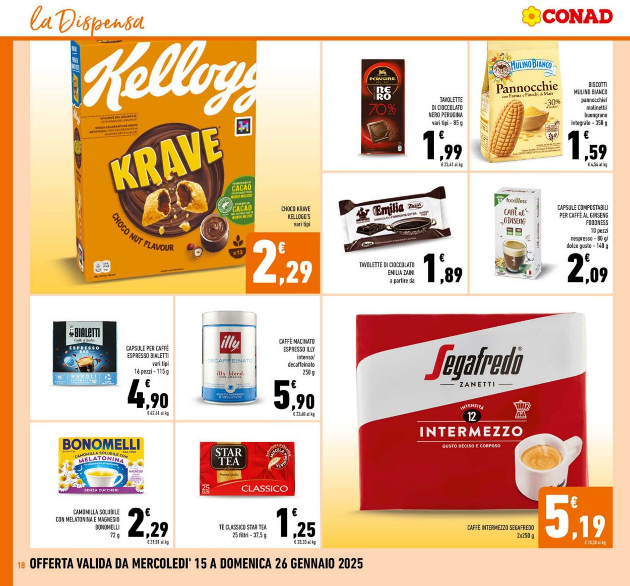 Volantino Conad 15.01.2025 - 26.01.2025