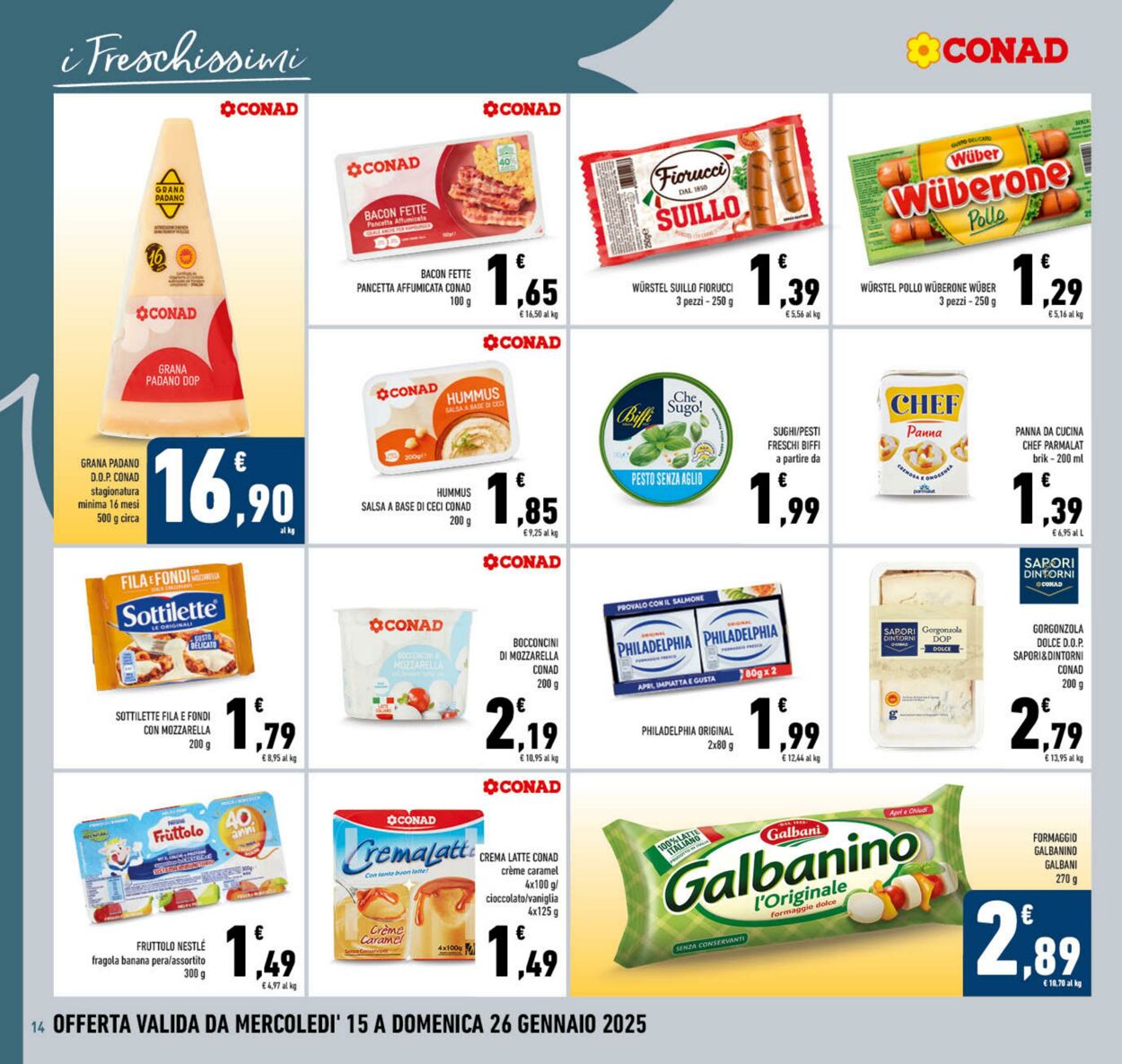 Volantino Conad 15.01.2025 - 26.01.2025