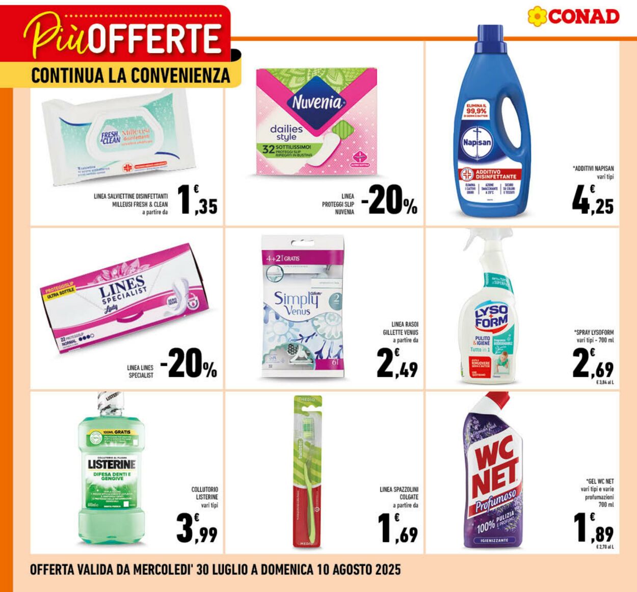 Volantino Conad 08.08.2025 - 08.08.2025
