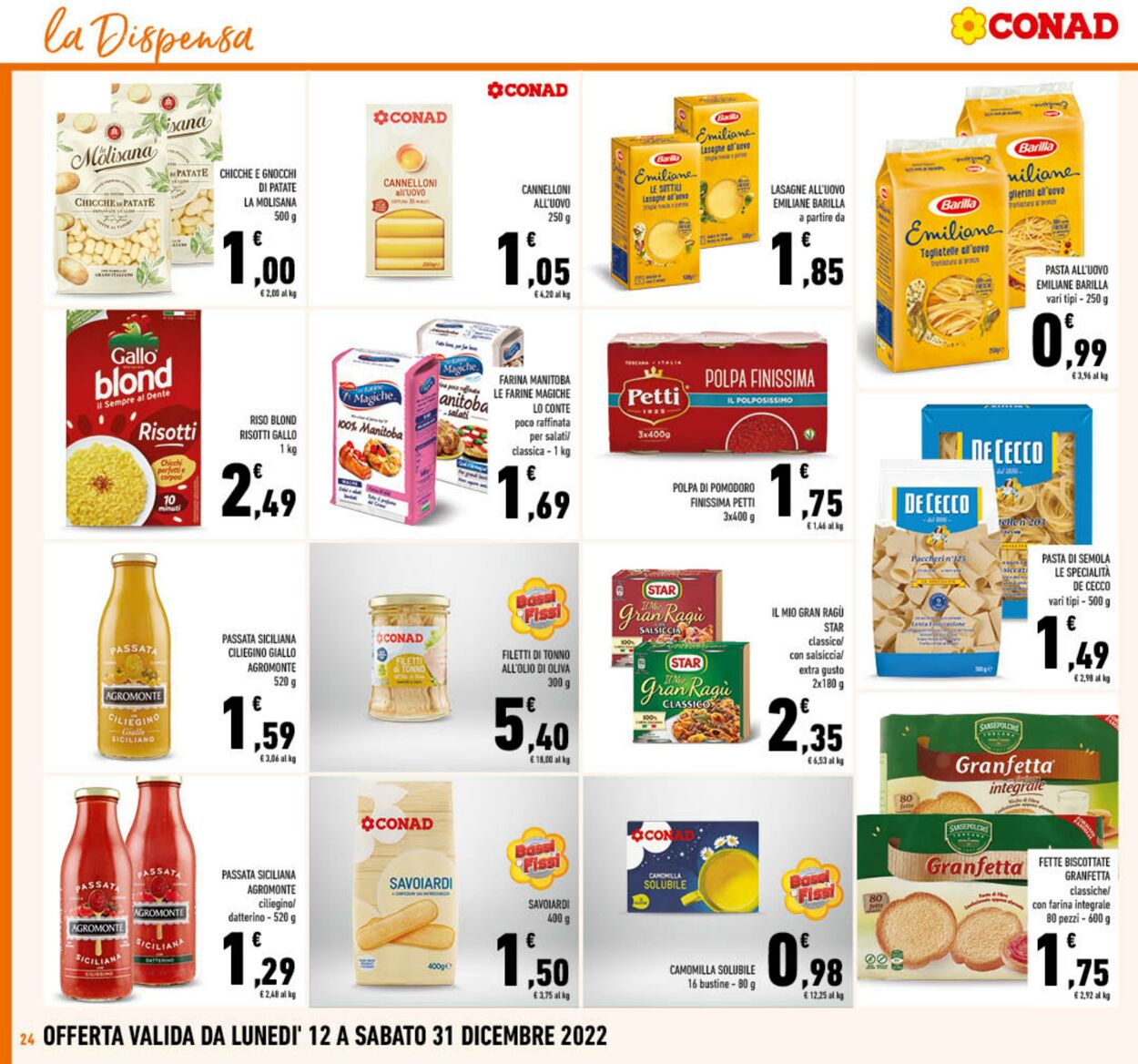 Volantino Conad 12.12.2022 - 31.12.2022