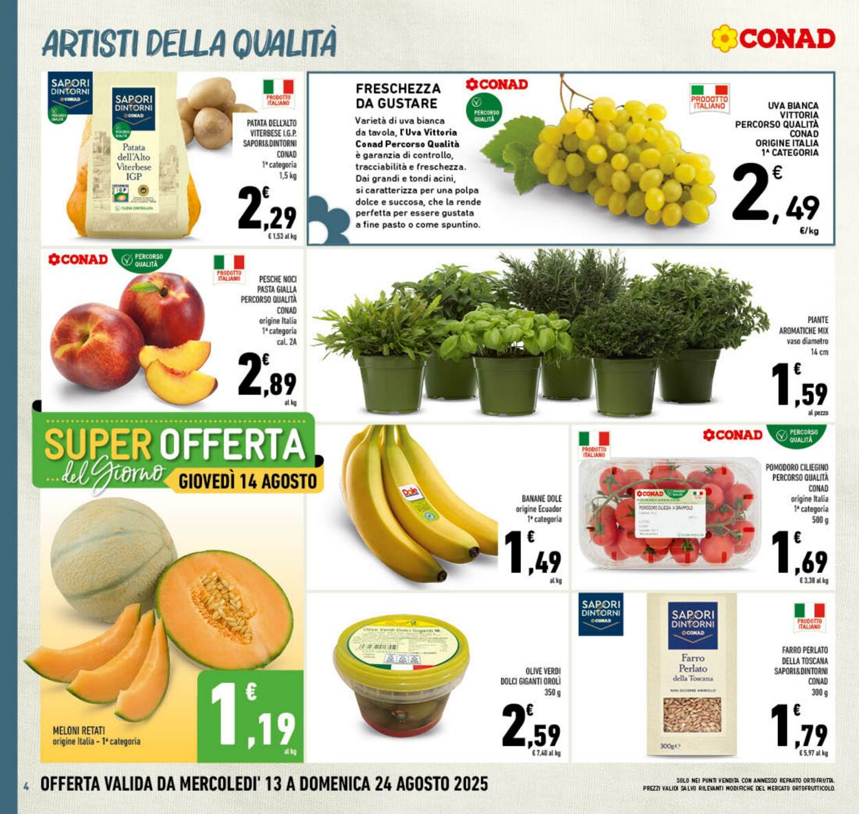 Volantino Conad 12.08.2025 - 12.08.2025