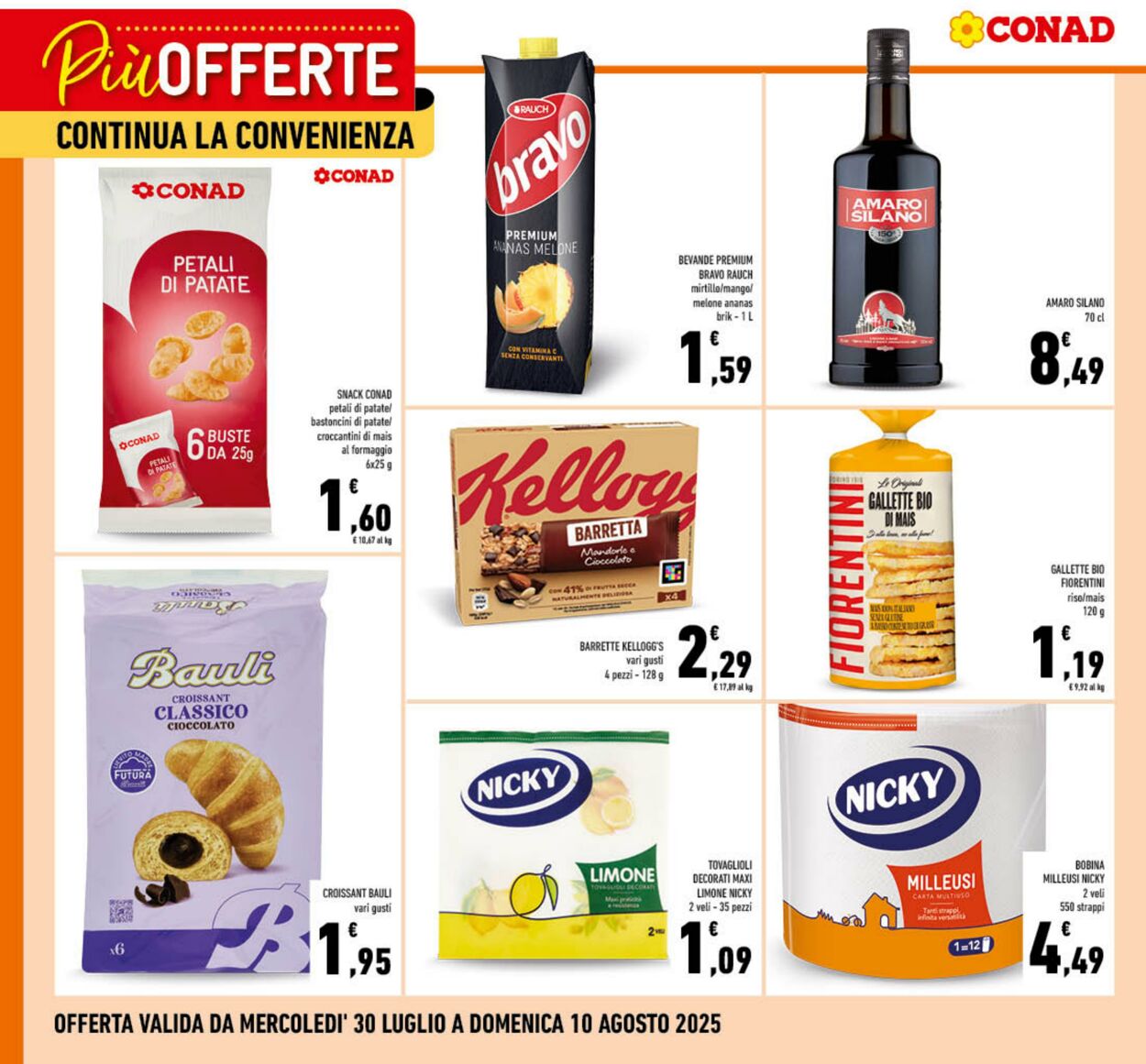 Volantino Conad 29.07.2025 - 29.07.2025