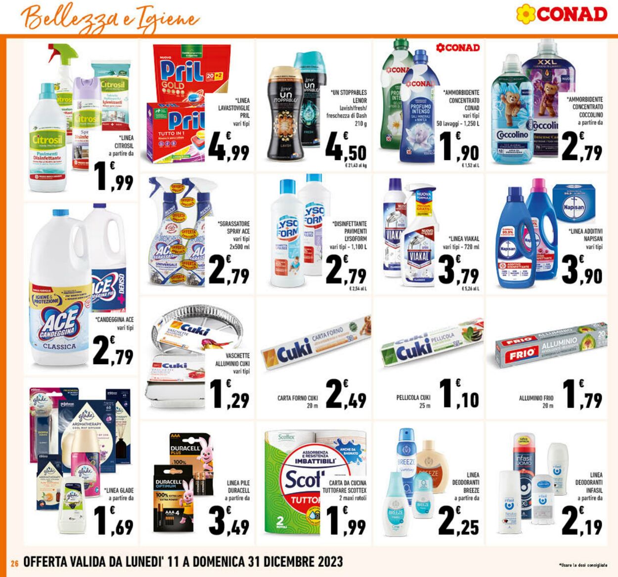 Volantino Conad 11.12.2023 - 31.12.2023