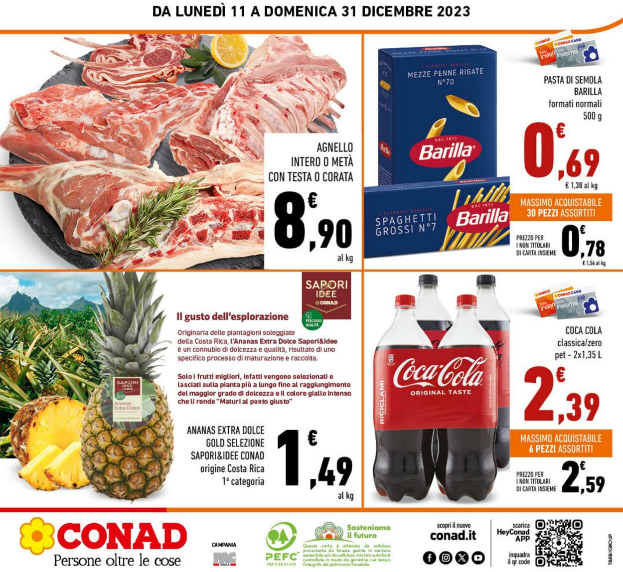 Volantino Conad 11.12.2023 - 31.12.2023