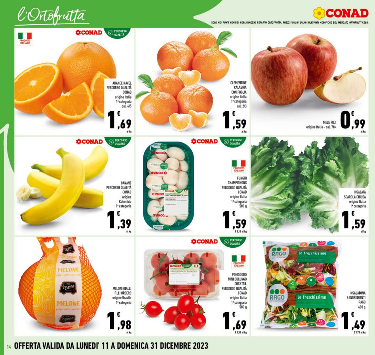 Volantino Conad 11.12.2023 - 31.12.2023