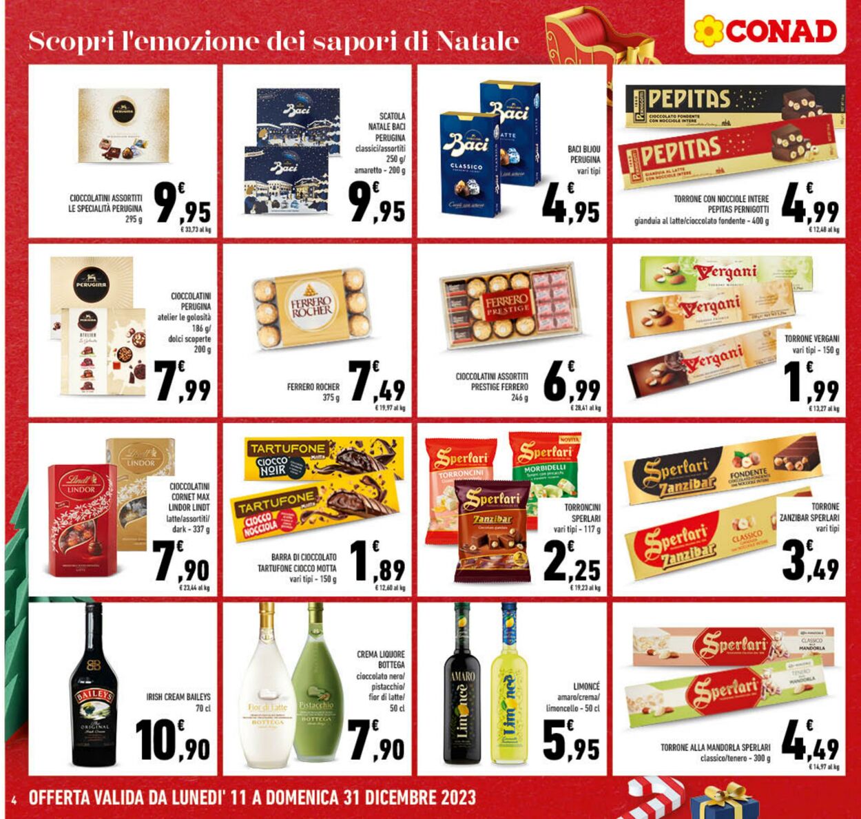 Volantino Conad 11.12.2023 - 31.12.2023