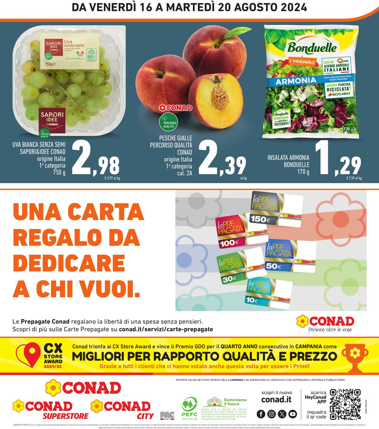 Volantino Conad 16.08.2024 - 20.08.2024