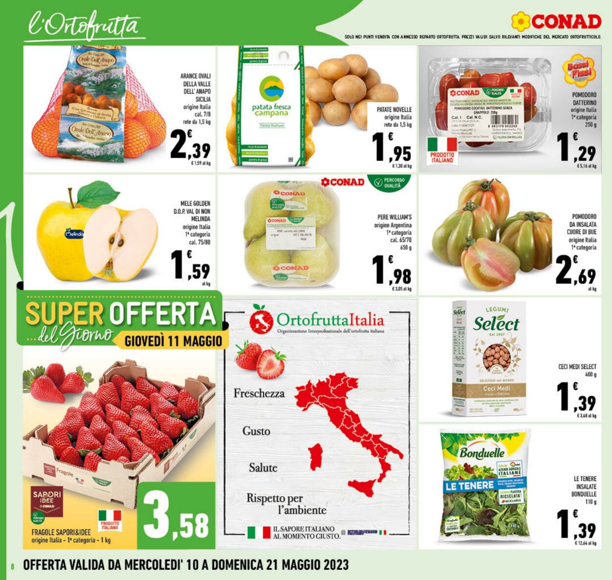 Volantino Conad 10.05.2023 - 21.05.2023