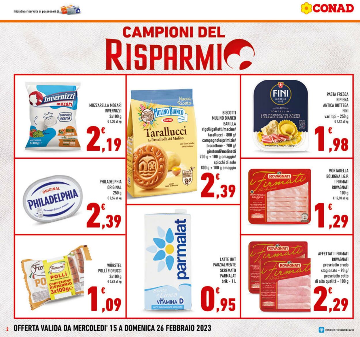 Volantino Conad 15.02.2023 - 26.02.2023