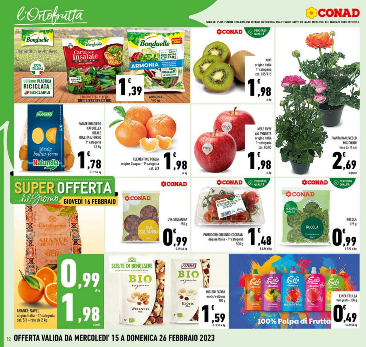 Volantino Conad 15.02.2023 - 26.02.2023