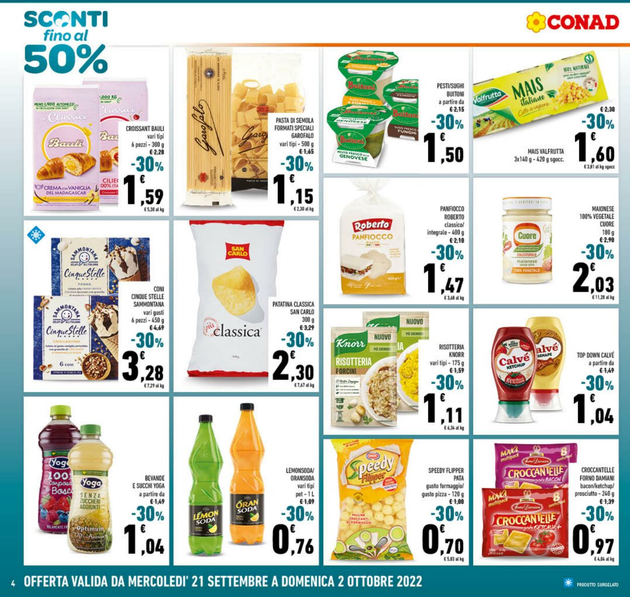 Volantino Conad 21.09.2022 - 02.10.2022