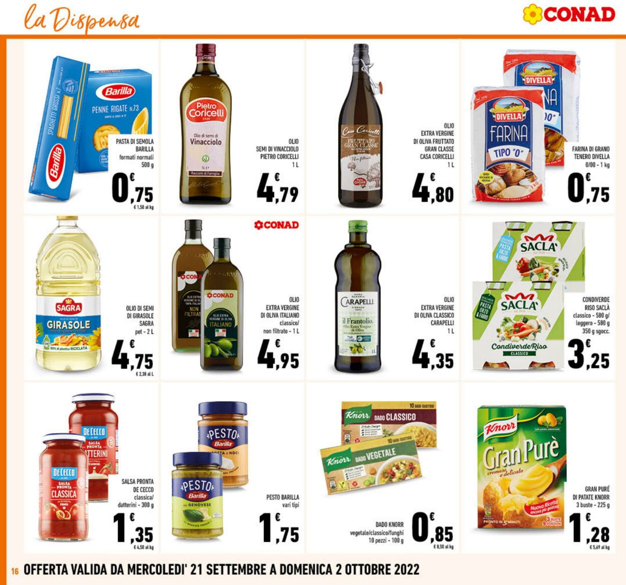 Volantino Conad 21.09.2022 - 02.10.2022