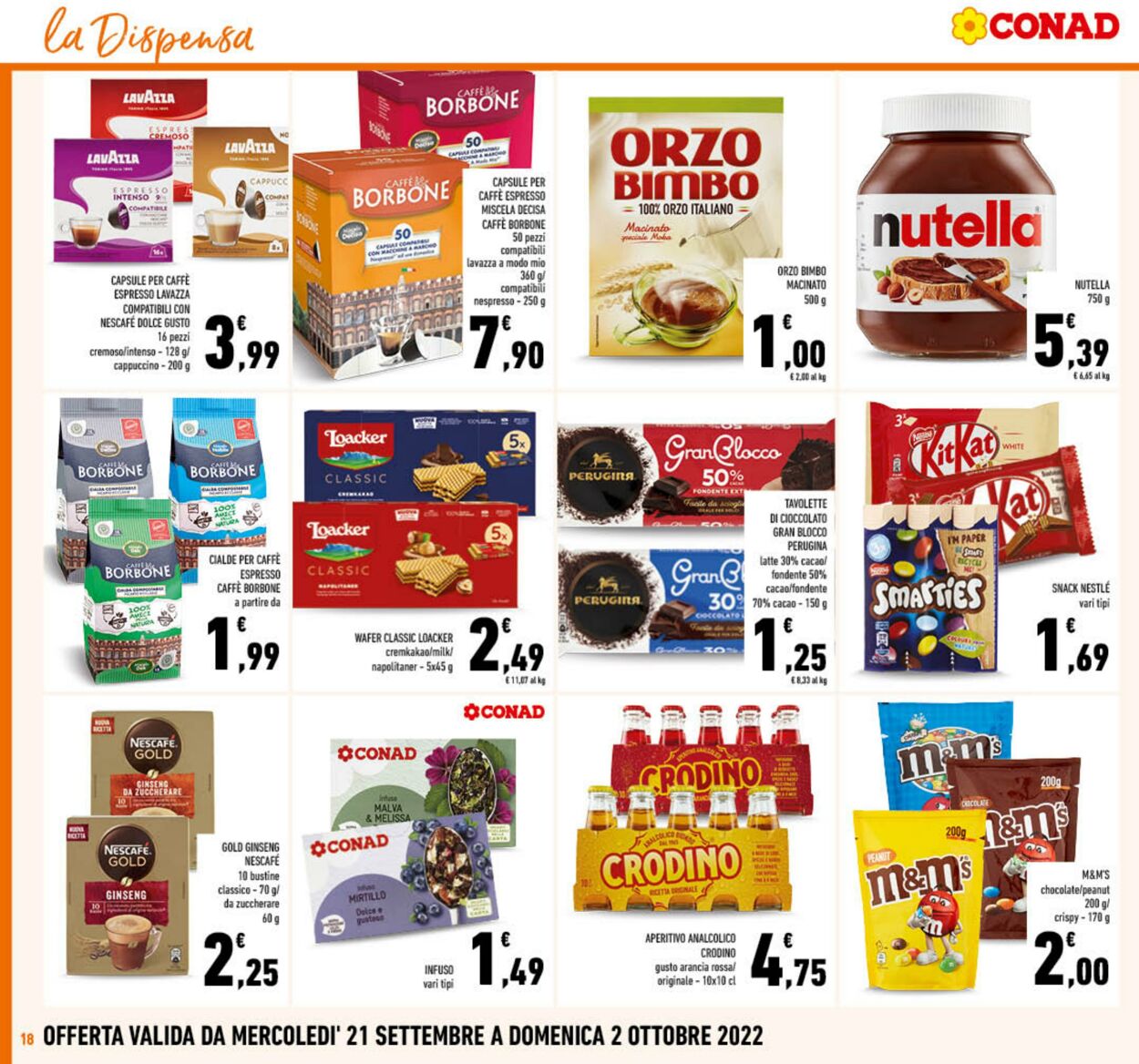 Volantino Conad 21.09.2022 - 02.10.2022