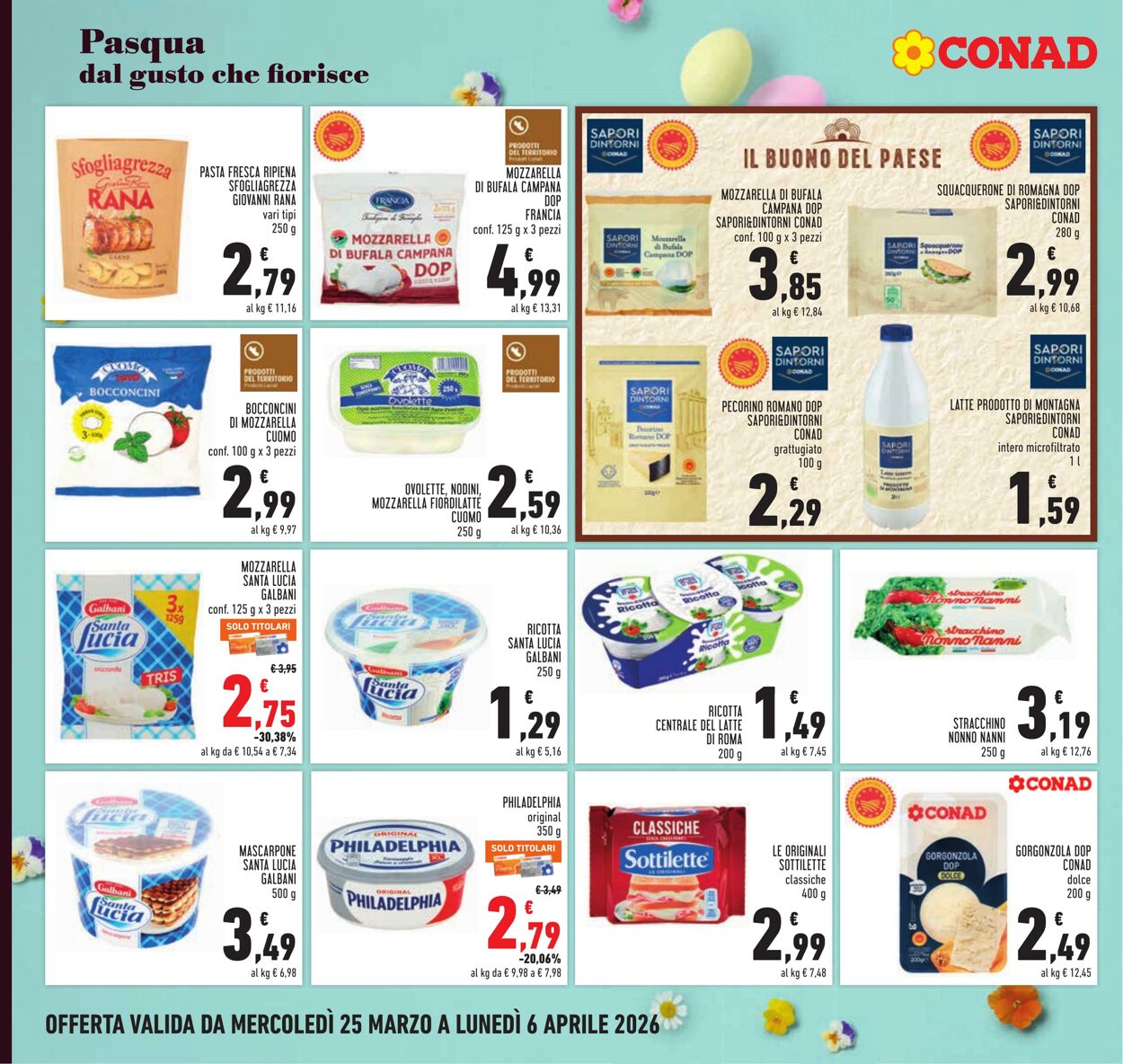 Volantino Conad 25.03.2026 - 06.04.2026