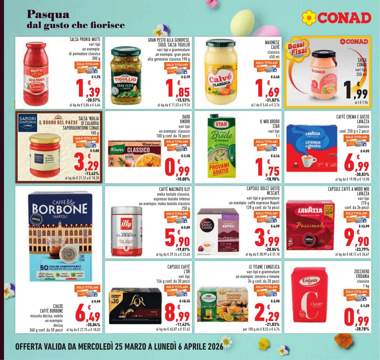 Volantino Conad 25.03.2026 - 06.04.2026
