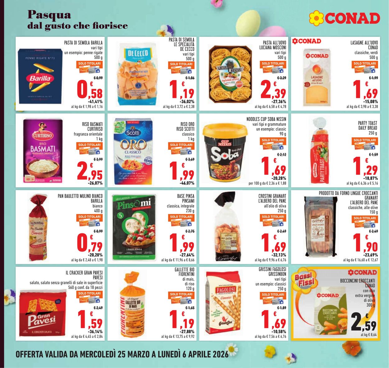 Volantino Conad 25.03.2026 - 06.04.2026
