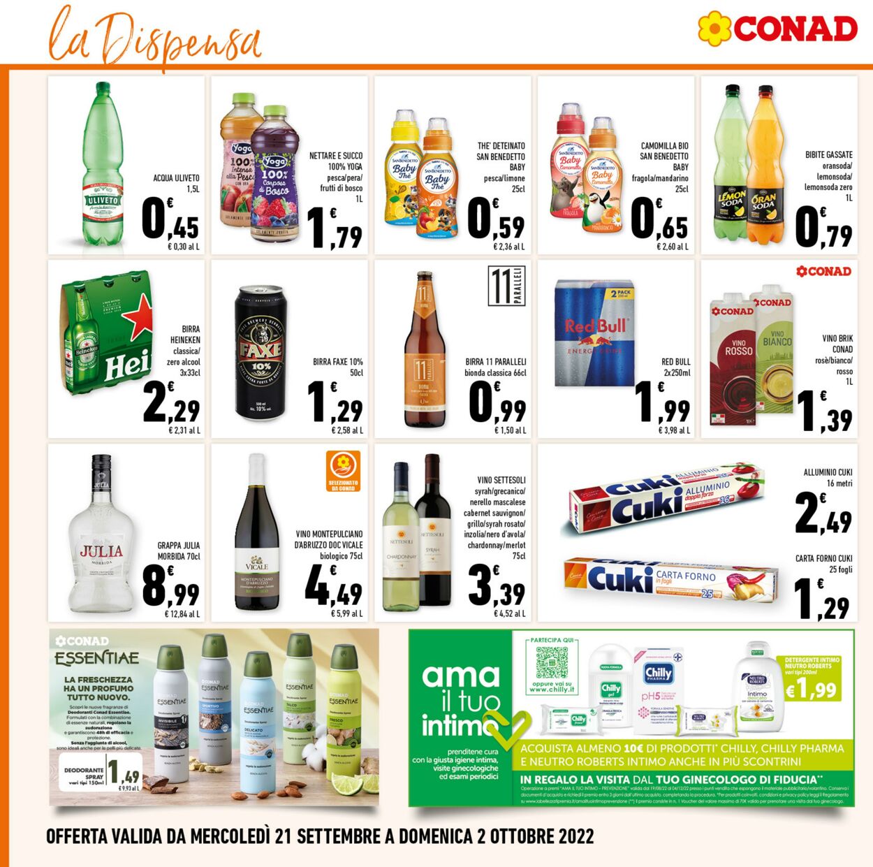 Volantino Conad 21.09.2022 - 02.10.2022