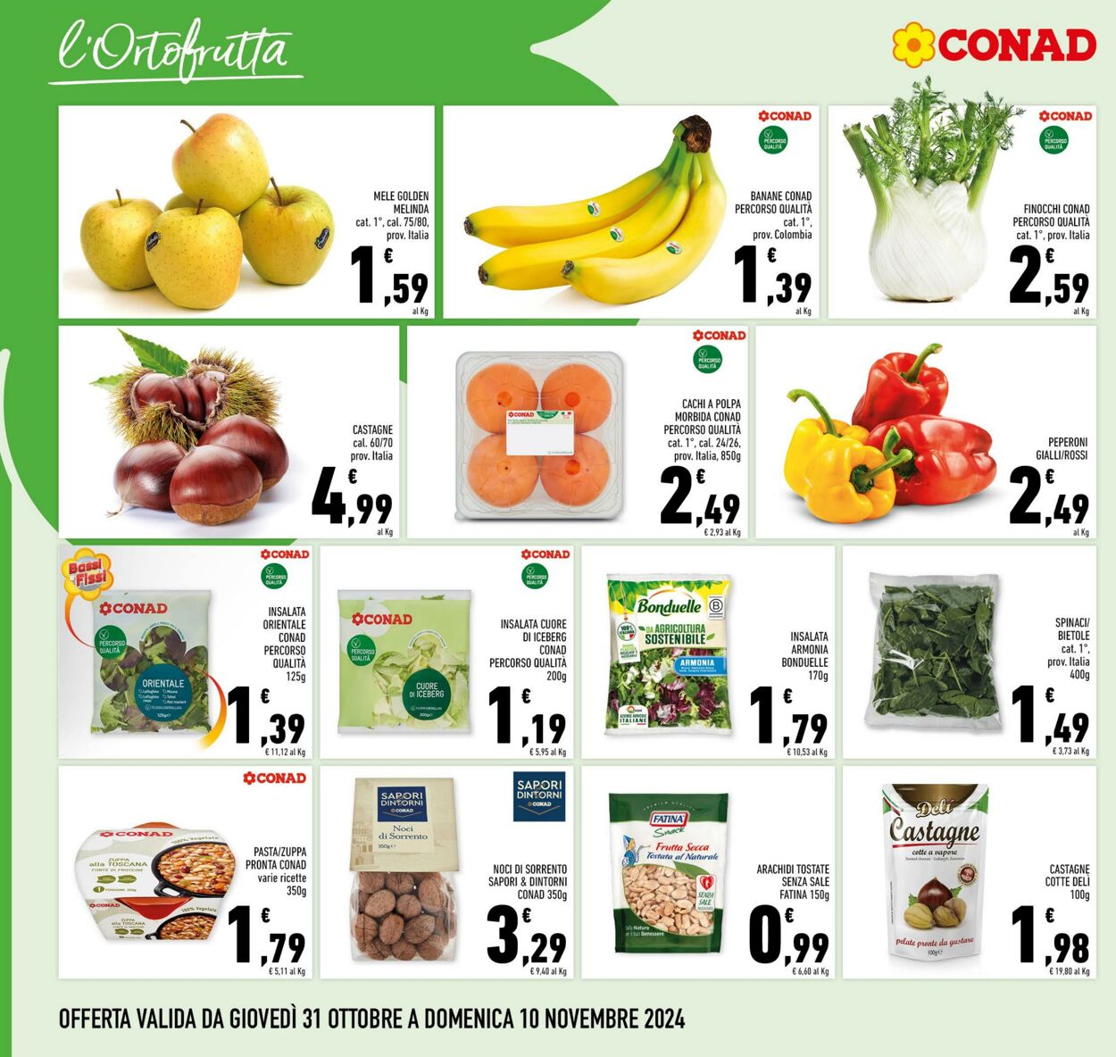 Volantino Conad 31.10.2024 - 09.11.2024