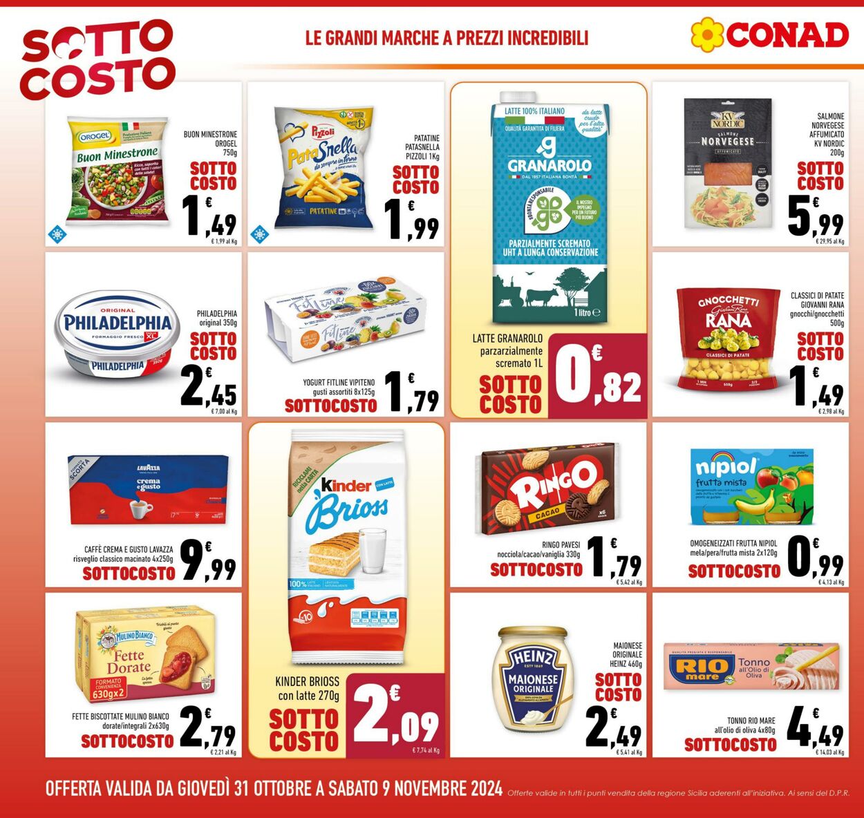 Volantino Conad 31.10.2024 - 09.11.2024