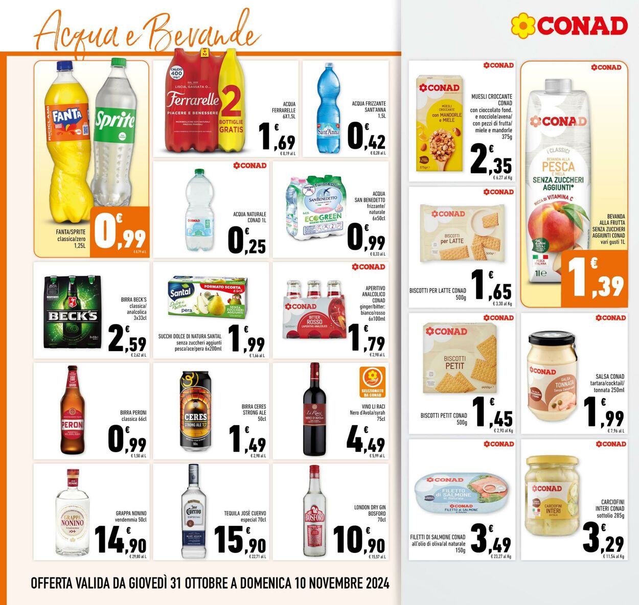 Volantino Conad 31.10.2024 - 09.11.2024