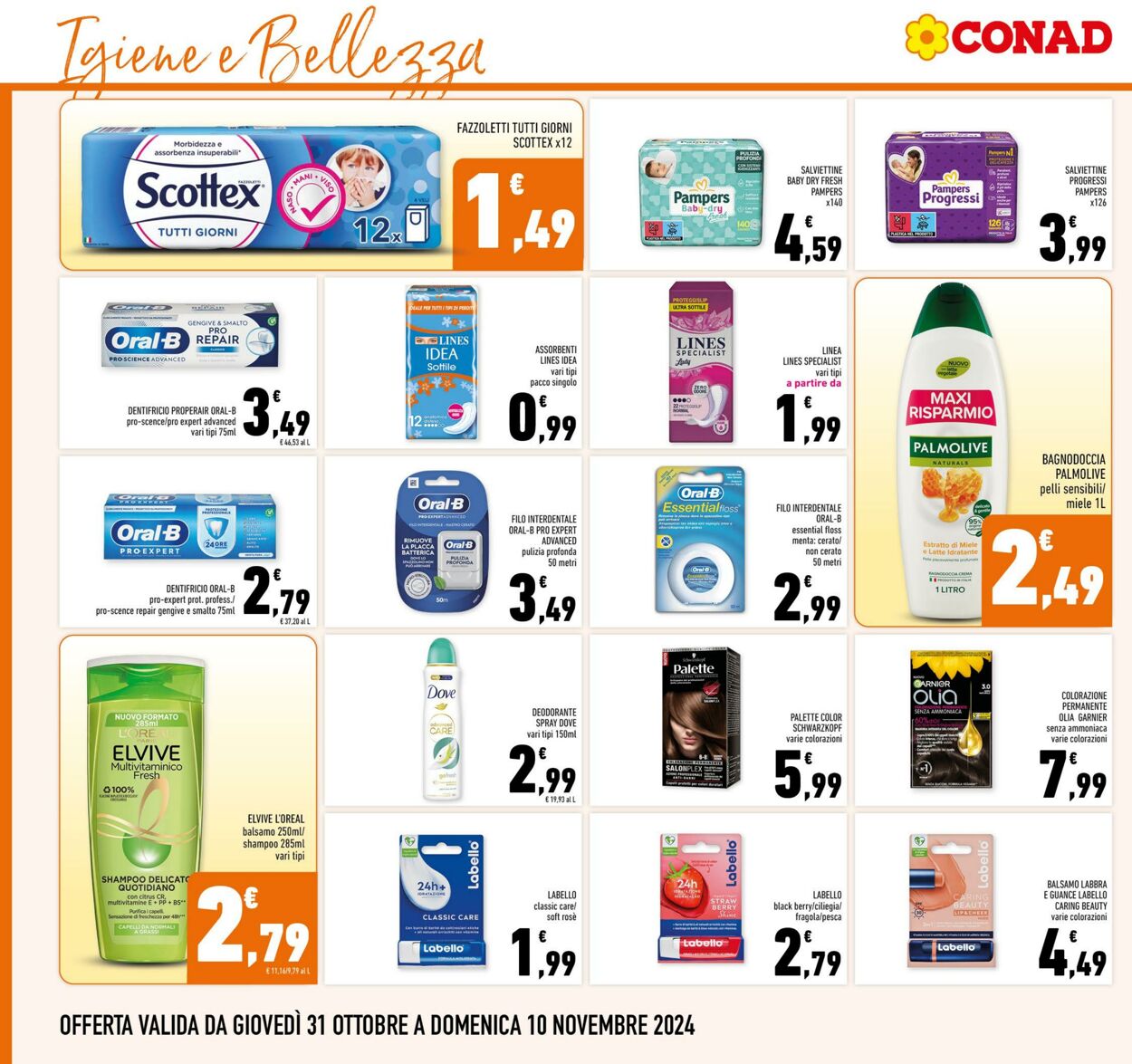 Volantino Conad 31.10.2024 - 09.11.2024